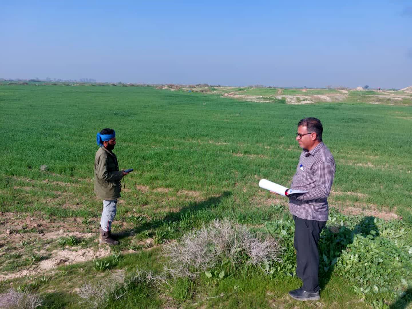 عملیات مساحی در شبکه های آبیاری زهره و جراحی در حال انجام است