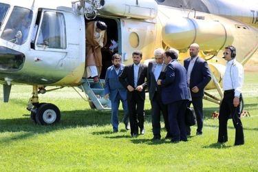 تصاویر آیین بهره برداری از فاز اول طرح جامع آبرسانی به شهرستان دزفول و کلنگ زنی آغاز فاز دوم طرح