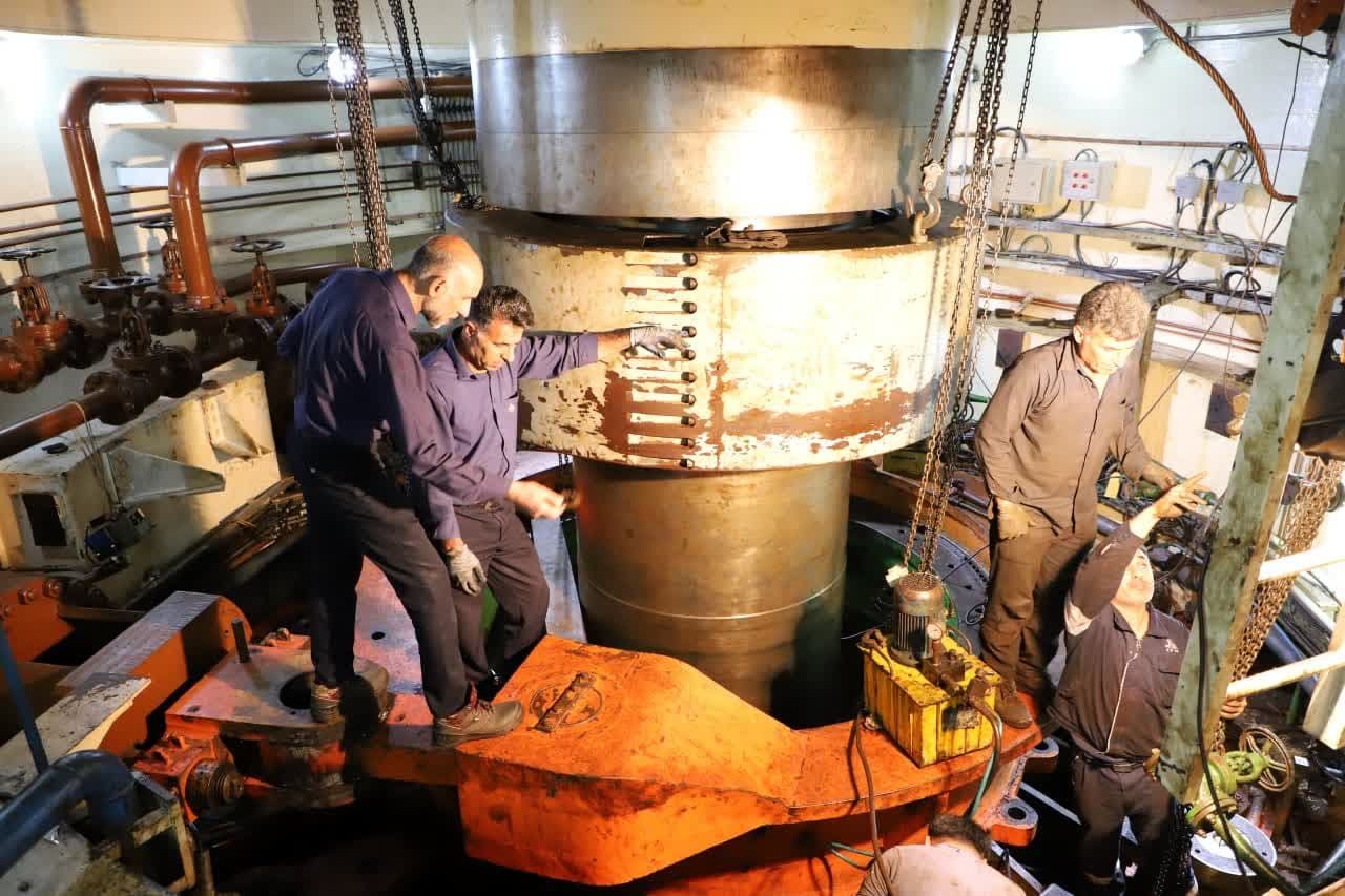 تعمیر توربین واحد شماره ۶ نیروگاه دوم سد شهید عباسپور آغاز شد