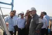 بازدید معاون تلفیق و امور تنظیم گری شرکت مدیریت منابع آب ایران از طرح های سازمان آب و برق خوزستان