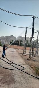 عملیات شستشوی تجهیزات کلید خانه سد و نیروگاه شهید عباسپور انجام شد