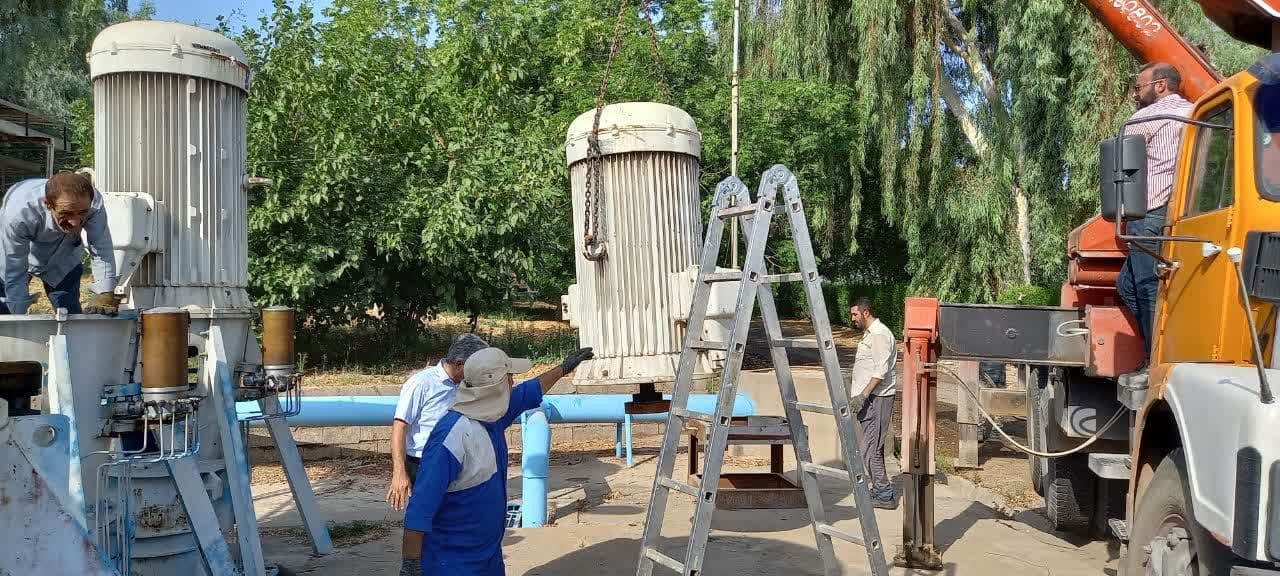 پمپ ایستگاه اصلی پمپاژ سبیلی دزفول به مدار بهره برداری برگشت