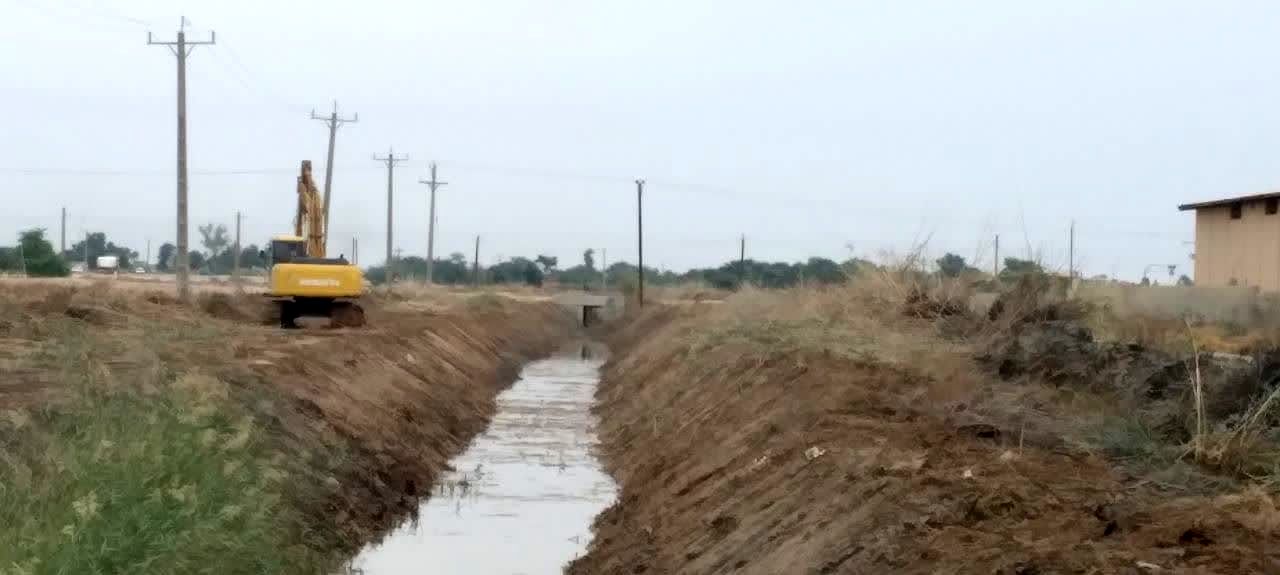 زهکش های شبکه رامشیر لایروبی شد