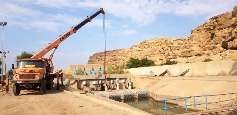 تعمیر اساسی، نصب و راه اندازی الکتروپمپ عمودی ایستگاه پمپاژ گتوند انجام شد