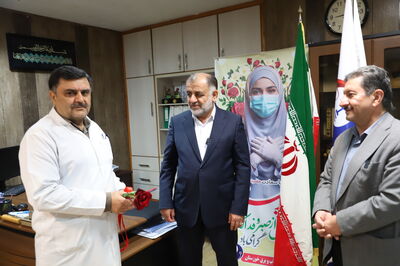 تقدیر مدیرعامل سازمان آب و برق خوزستان از پرستاران مرکز پزشکی صنعت آب و برق