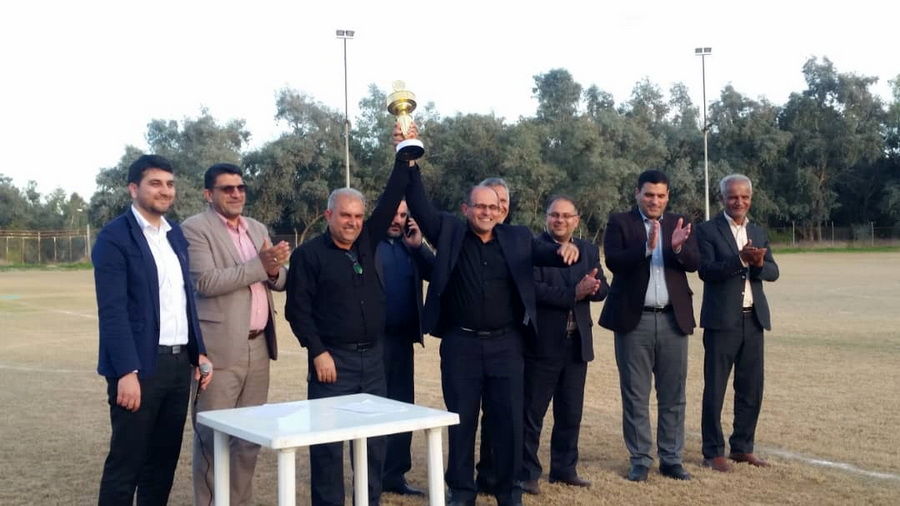 تیم حراست شبکه های آبیاری شمال خوزستان، قهرمان مسابقات مینی فوتبال دهه فجر  