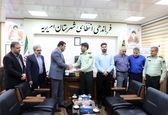 تجلیل از خدمات نیروی انتظامی در دیدار مدیرعامل شرکت بهره‌برداری زهره و جراحی با فرمانده انتظامی شهرستان امیدیه