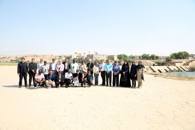 بازدید کارشناسان بین‌المللی از سازه‌های آبی شوشتر در چارچوب کارگاه مدیریت عرضه و تقاضای آب