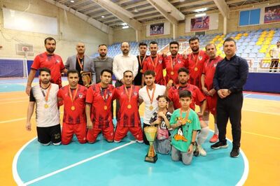 قهرمانی تیم فوتسال سازمان آب و برق خوزستان در مسابقات هفته دفاع مقدس