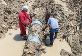 تعمیر خط لوله ۵۰۰ میلیمتری آبرسانی به شهرستان هندیجان انجام شد