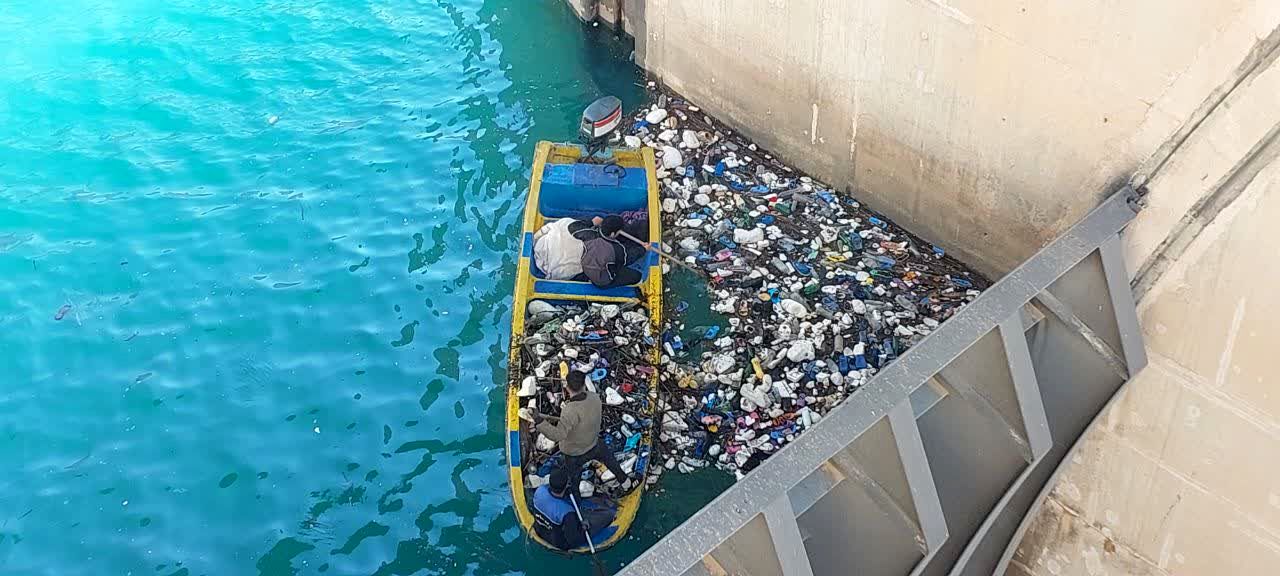 عملیات پاکسازی دریاچه سد و نیروگاه مسجدسلیمان انجام شد