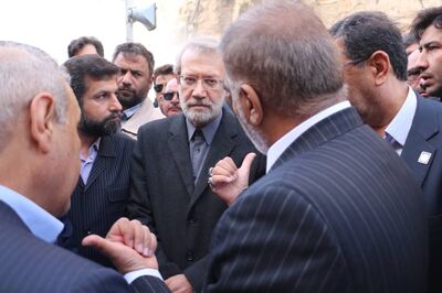   بازدید رئیس مجلس شورای اسلامی از سد دز